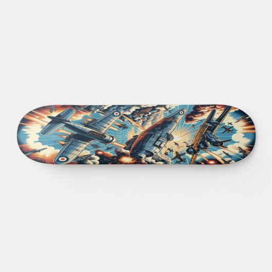 Skateboard "Dieselpunk Sky Battle Deck" (Horz)