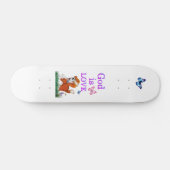 Skateboard Dieu est amour (Horz)