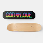 Skateboard Dieu est planche à roulettes d'amour (Horz)