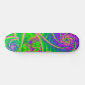 Skateboard Dingleberries Psychédélique Verre fusionné (Horz)
