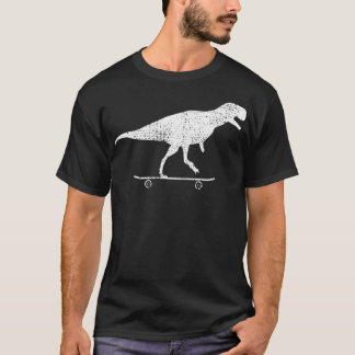 Skateboard Dino Gift Vintage T-shirt