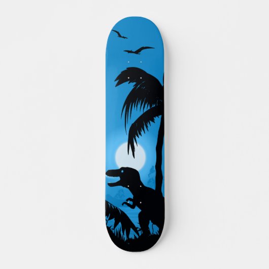 Skateboard Dinosaure de la nuit (Devant)