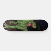 Skateboard Dinosaure - nuit préhistorique (Horz)