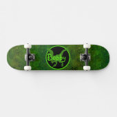Skateboard Dinosaure Vert Personnalisé Cacher (Horz)
