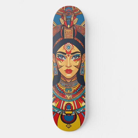 Skateboard Diosa Maya Ixchel (Recto)