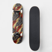 Skateboard Distressed American Flag (Recto)