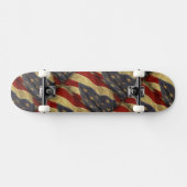 Skateboard Distressed American Flag (Horz)