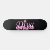Skateboard Diva Bling (Horz)