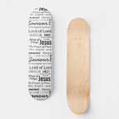 Skateboard Dix-sept noms de Jésus (Recto)