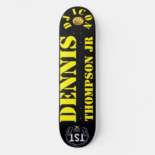 Skateboard DJ ICON DENNIS THOMPSON JR 8 Pont de 1/2 po (Recto)