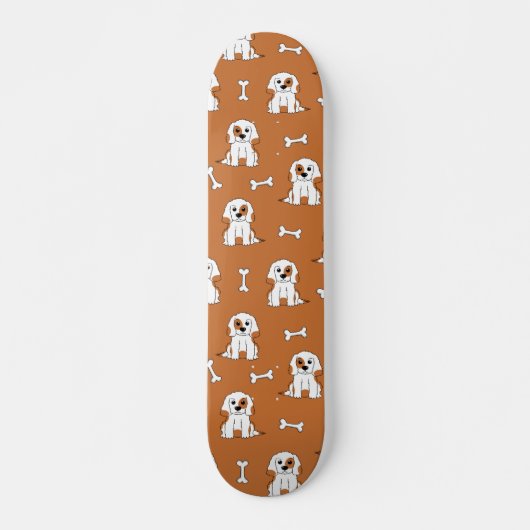 Skateboard Dog and bone (Devant)