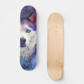 Skateboard dog husky #skateboard #dog (Voorkant)