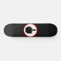 Skateboard À Doigt En Bois D'érable À Motif De Crâne Avec Design À