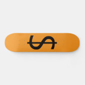 Skateboard Dollar $igne Orange  (Horz)