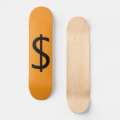 Skateboard Dollar $igne Orange  (Recto)