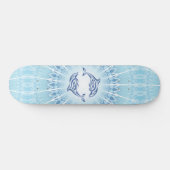 Skateboard Dolphins bleus Mandala Maritime (Horz)
