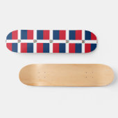 Skateboard Dominican Republic flag (Horz)