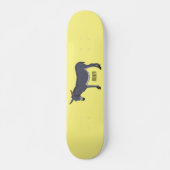 Skateboard Donkey cartoon (Devant)