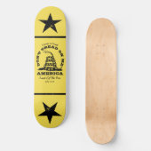Skateboard Don't Tread On Me (Recto)