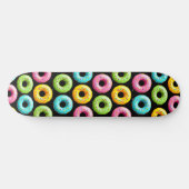 Skateboard Donuts Colorés avec des Paillettes (Horz)