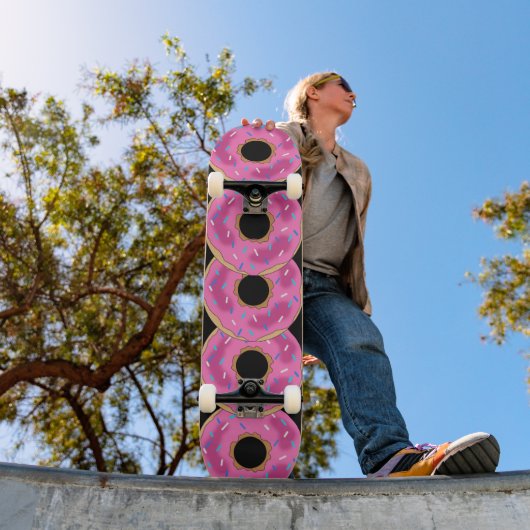 SKATEBOARD DONUTS PINK GIRLS SKATEBOARDS (Extérieur 1)