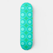 Skateboard Donuts turquoises Avec Remplissage Sur La Mention (Recto)