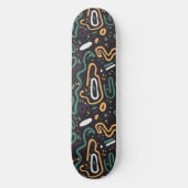 Skateboard Doodle Abstrait (Recto)