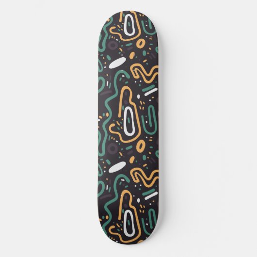 Skateboard Doodle Abstrait (Recto)