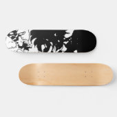 Skateboard Doodle de fleurs (Horz)