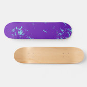 Skateboard Doodles bleu clair violet (Horz)