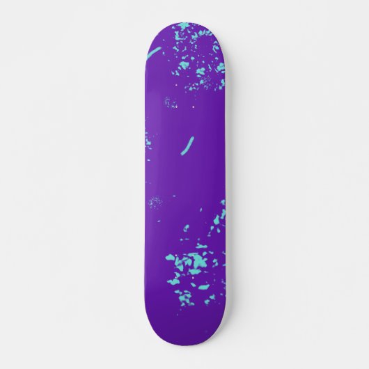 Skateboard Doodles bleu clair violet (Devant)