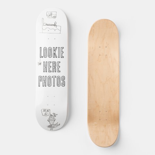 Skateboard Dormir avec les poissons (Recto)