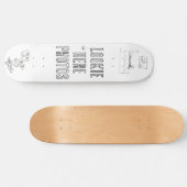 Skateboard Dormir avec les poissons (Horz)