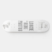 Skateboard Dormir avec les poissons (Horz)