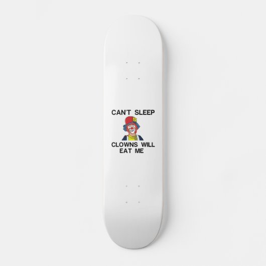 SKATEBOARD DORMIR LES CLOWERS MANGER (Recto)