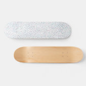 Skateboard Dots de printemps colorés (Horz)