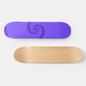 Skateboard Double planche à roulettes en spirale pourpre (Horz)