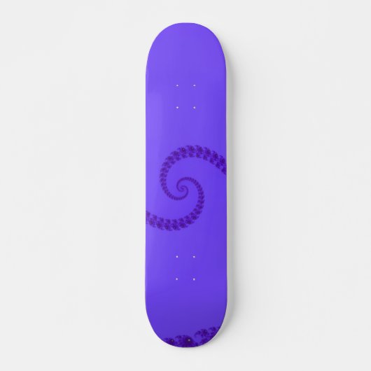 Skateboard Double planche à roulettes en spirale pourpre (Devant)