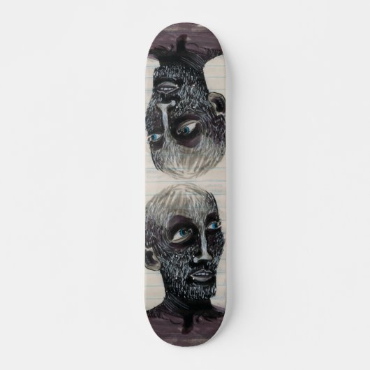 Skateboard Double vision (Devant)