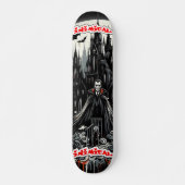 Skateboard Dracula gothique inimique (Devant)