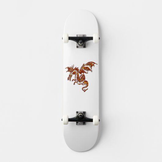 Skateboard Dragon à flamme volante (Recto)