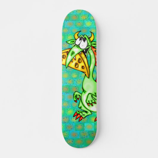 Skateboard Dragon affectueux de fromage (Devant)