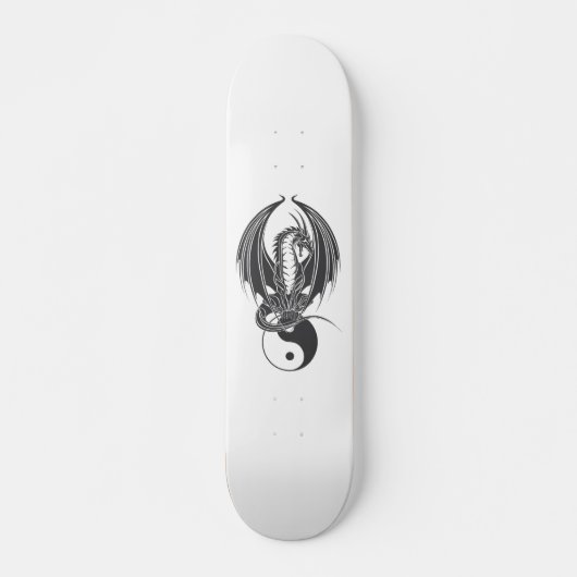 Skateboard Dragon assis sur Yin Yang (Devant)