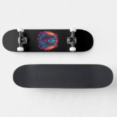 Skateboard Dragon avec feu (Horz)