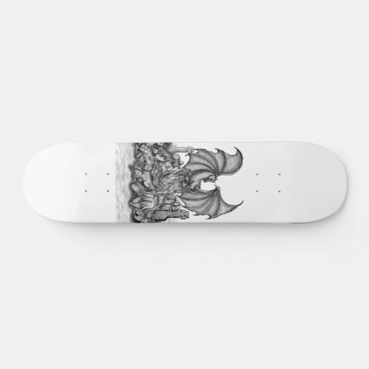 Skateboard Dragon avec Zombie (Horz)