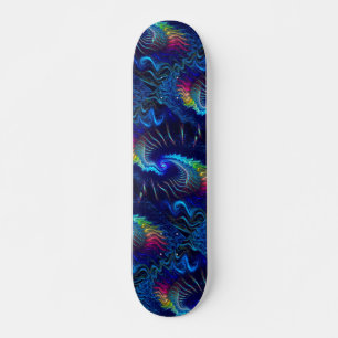 Skateboard Dragon bleu