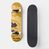 Skateboard Dragon chinois personnalisé (Recto)
