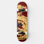 Skateboard Dragon chinois personnalisé (Recto)