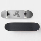 Skateboard Dragon d'argent (Horz)