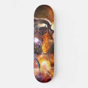 Skateboard Dragon De La Galaxie Starry